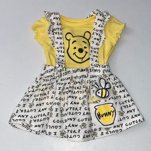 Disney Baby Girl Winnie The Pooh 2 Piece Outfit Set Size 3-6 Months